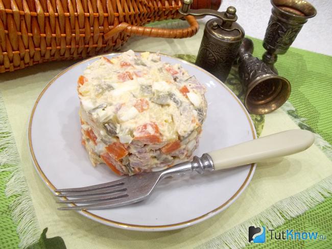 Готовый салат