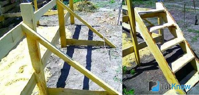 Деревянная лестница