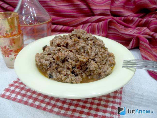 Готовая мясная подлива из фарша в томате