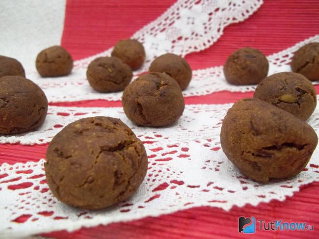 Готовое тыквенное печенье