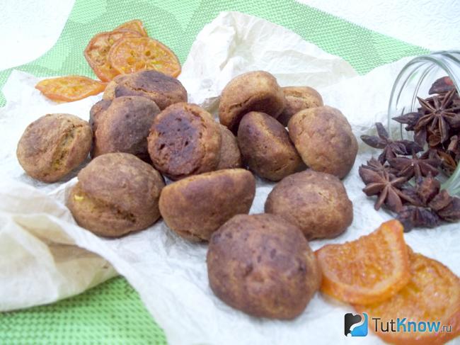 Готовое печенье из картофельного пюре