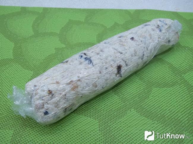Масса сформирована батончиком