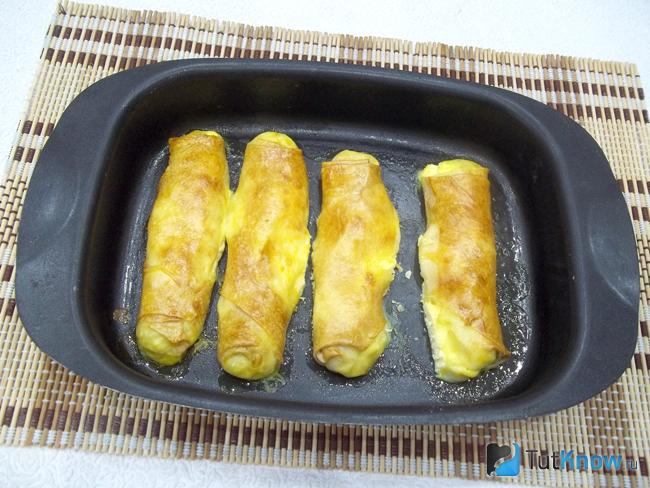 Трубочки испечены