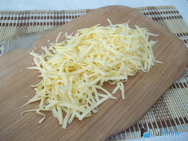 Сыр натерт