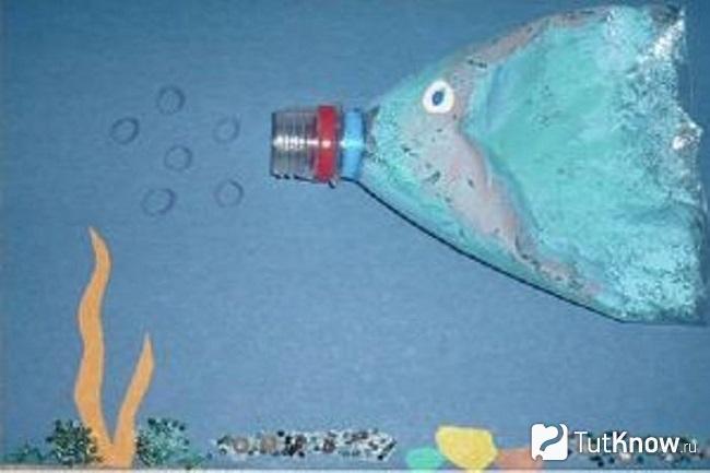 Рыбка из пластиковой бутылки