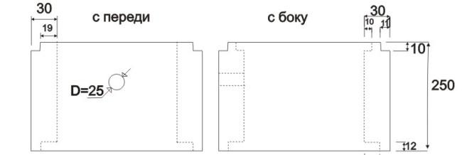 Чертёж улья рута