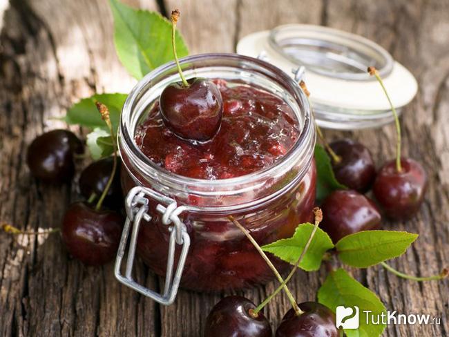 Варенье из черешни с лимоном