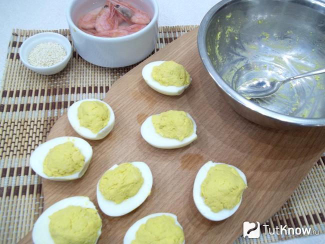 Белки заполнены начинкой