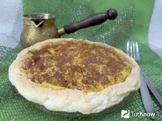 Готовый торт безе без муки
