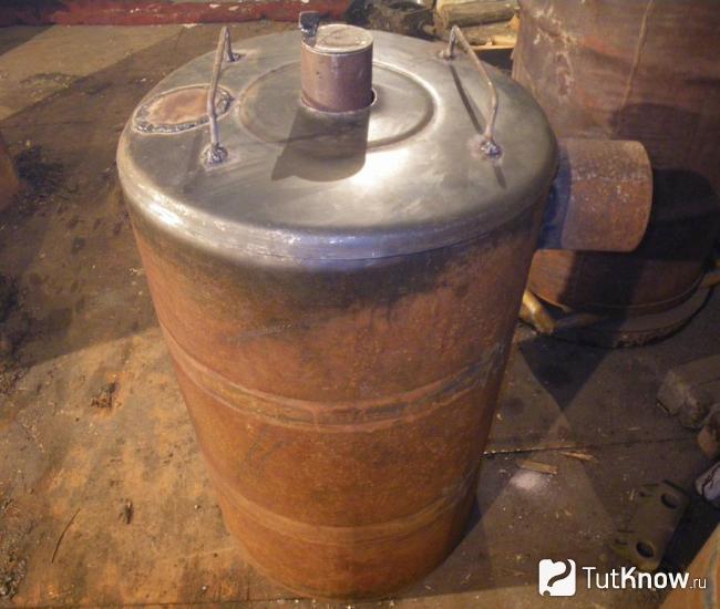 Печь длительного сгорания для теплицы