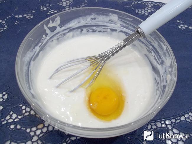 К продуктам добавлены яйца