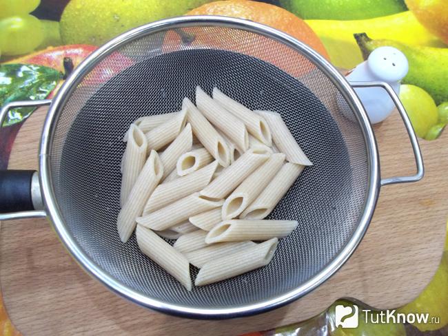 Макароны отварены