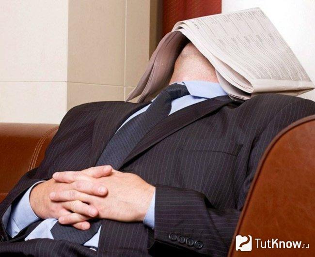 Гиперсомния у мужчины
