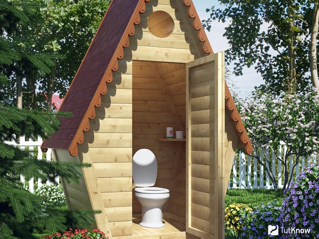 Дачный туалет фото дизайн