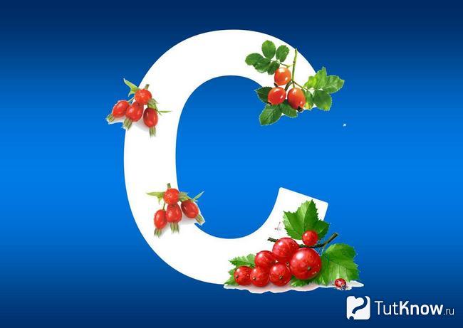Графическое изображение витамина C