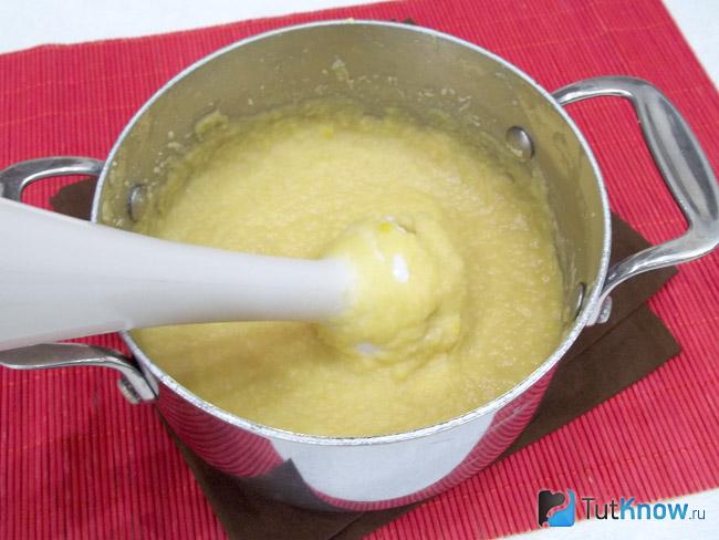 Горох пюрирован