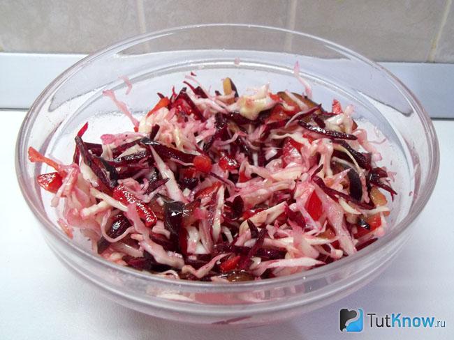 Продукты перемешаны