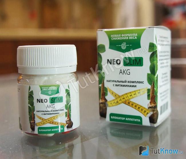 Neo Slim AKG для похудения с экстрактом конжака и годжи