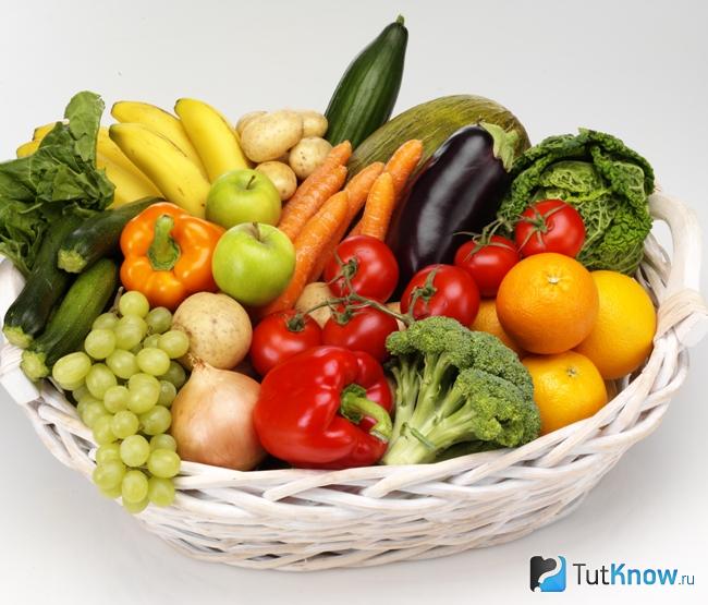 Овощи и фрукты против сезонного выпадения волос