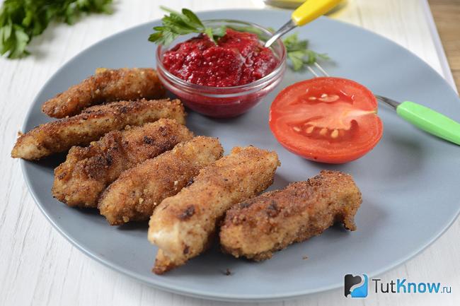 Готовые куринные наггетсы