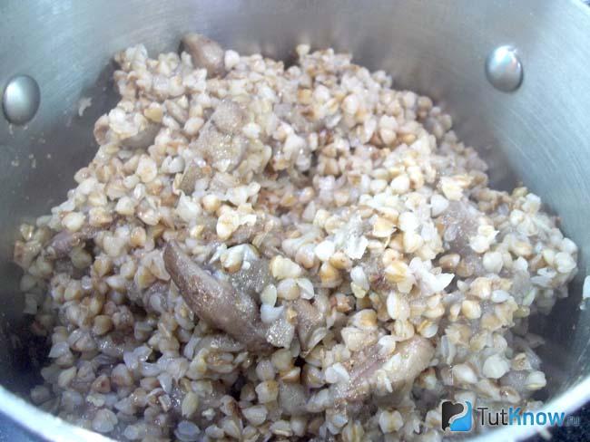 Продукты перемешаны