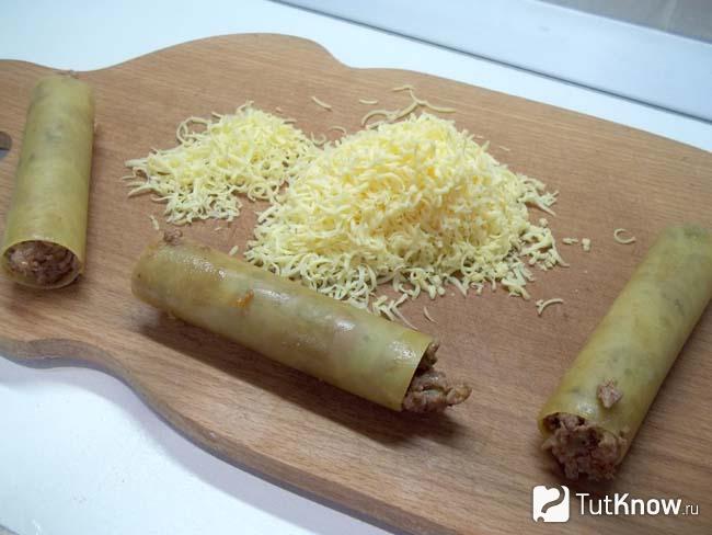 Макароны нафаршированы мясом