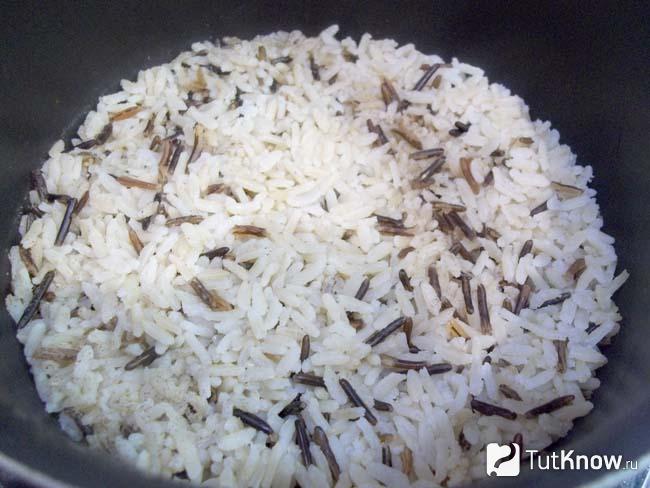 Рис отварен