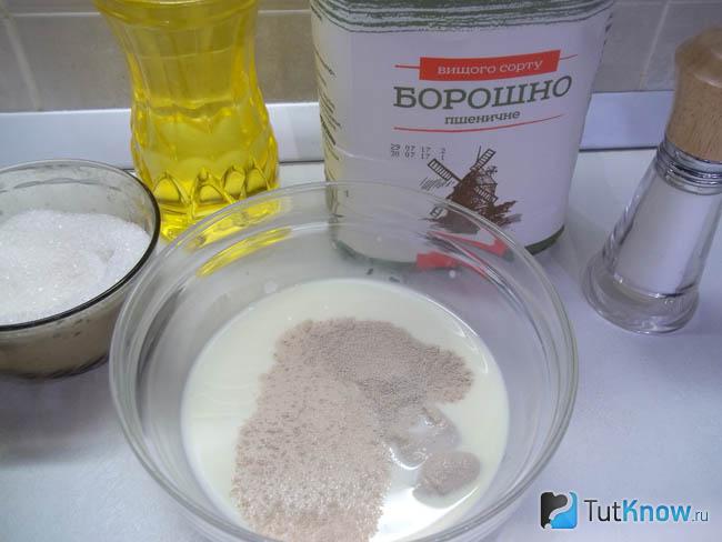 Добавлены дрожжи