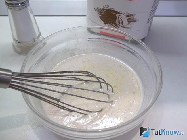 Продукты перемешаны