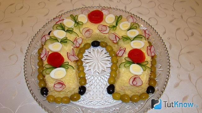 Салат Подкова