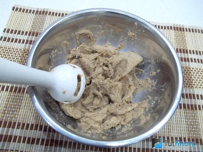 Продукты перебиты блендером