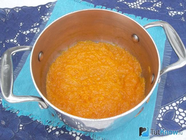 Тыква пюрирована