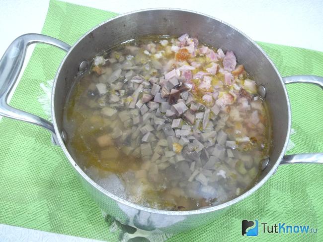 В бульон добавлены почки