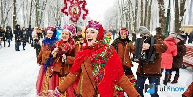 Уличные гулянья в честь Сретения Господнего