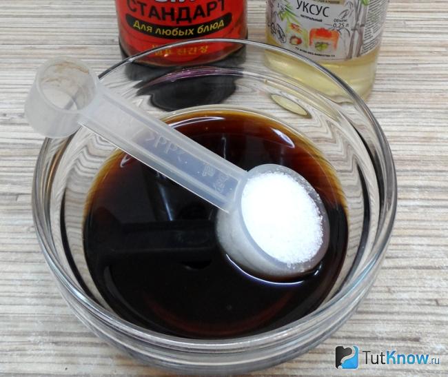 Готовим заливку для закуски хе