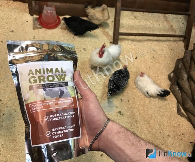 Биодобавка для здоровья животных Animal Grow