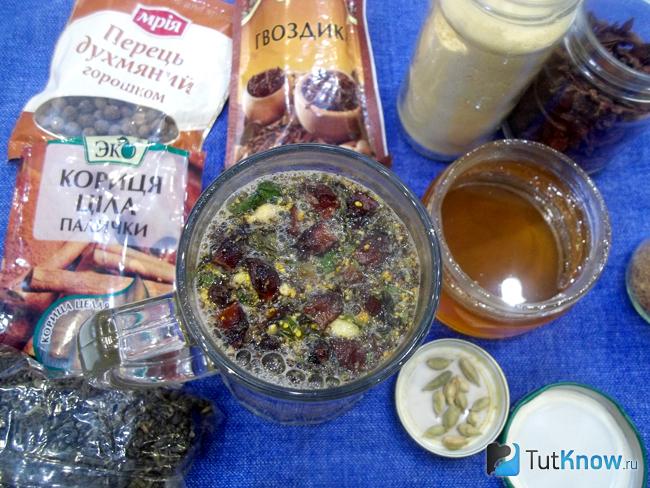 Продукты залиты кипятком