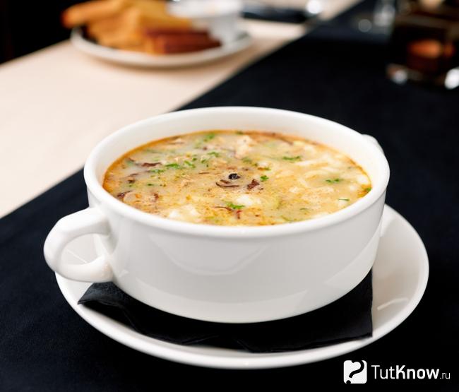 Тайский суп с кокосовым молоком