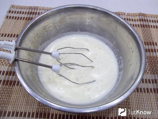 К жидким продуктам добавлено растительное масло