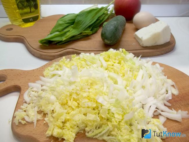 Капуста нашинкована соломкой