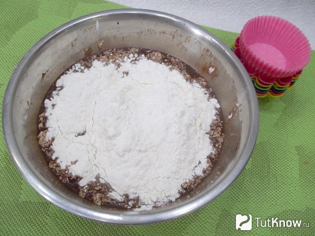 К продуктам добавлена мука