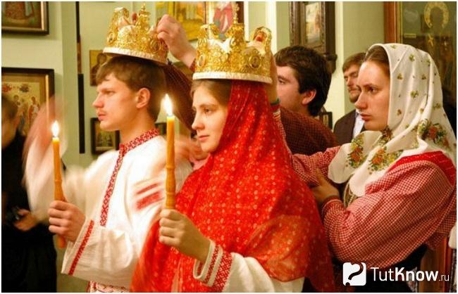 Венчание в русской церкви