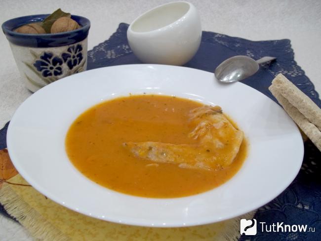 Готовый морковный крем-суп