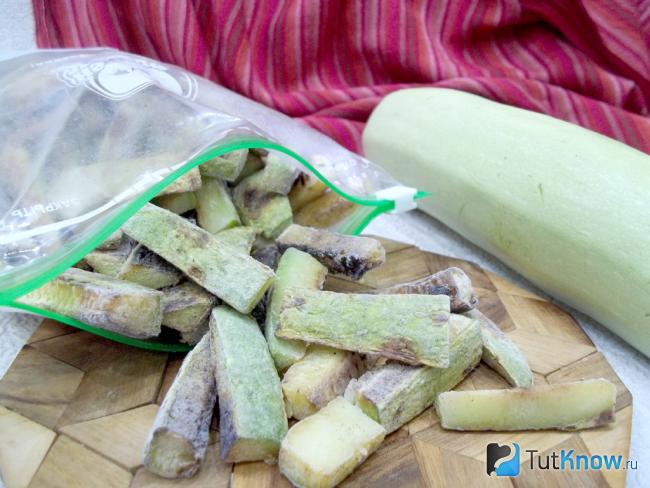 Готовые замороженные кабачки для пиццы