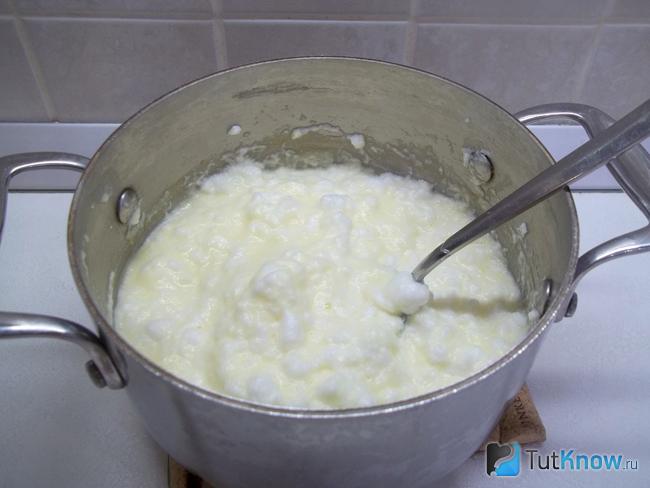 Готовый белковый крем на молоке