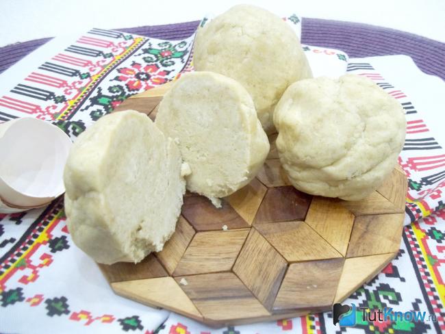 Готовое песочное тесто для тертого пирога