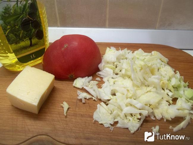 Капуста нашинкована тонкой соломкой