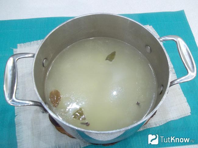 Картофель отварен