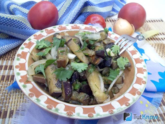 Готовые баклажаны маринованные, как грибы