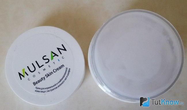 Баночка с Beauty Skin Cream от Mulsan Cosmetic